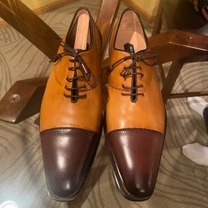 MEZLAN LEATHER OXFORDS NWOT SIZE 14